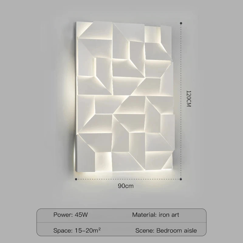 Luxury Art Design wall mount Led Light with Lighting Fixture and Indoor Decor
